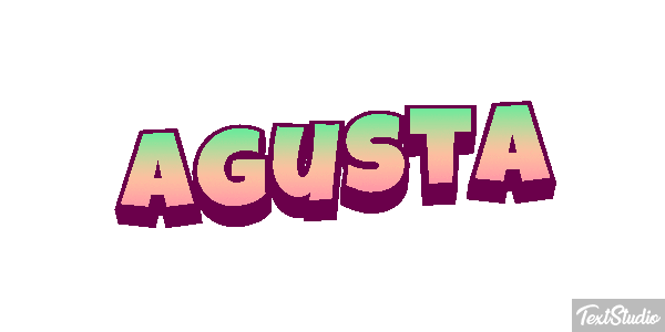 Agusta Effetto testo