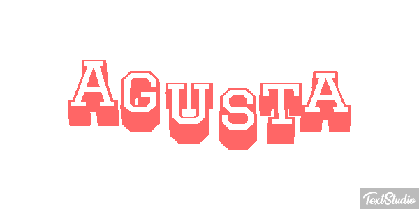 Agusta Effetto testo