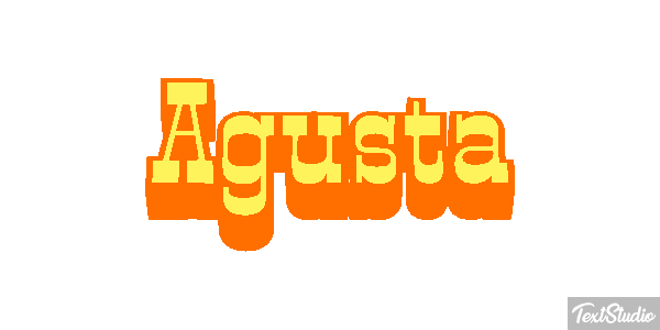 Agusta Effetto testo