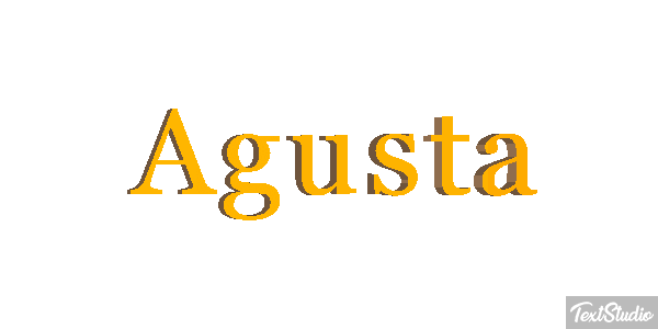 Agusta Effetto testo
