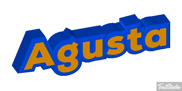 Agusta Effetto testo