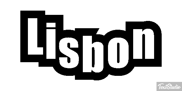 Lisbon Tekst effect