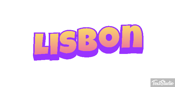 Lisbon Tekst effect