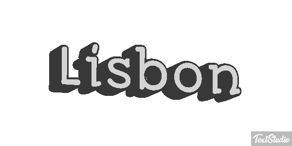 Lisbon Tekst effect