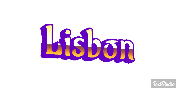 Lisbon Tekst effect