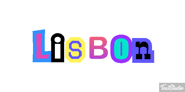 Lisbon Tekst effect