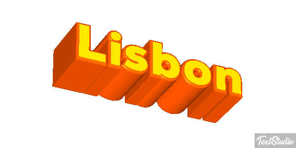 Lisbon Tekst effect