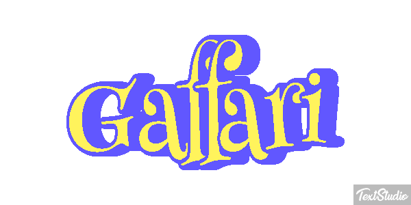 Gaffari Texteffekt