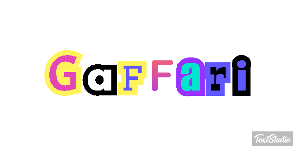 Gaffari Texteffekt
