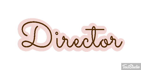 Director Текстовый эффект