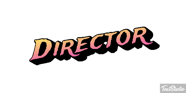 Director Текстовый эффект