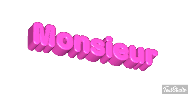 Monsieur Effet de texte