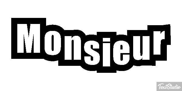 Monsieur Effet de texte