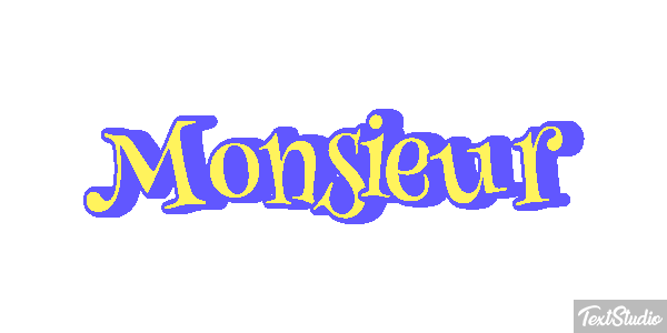 Monsieur Effet de texte