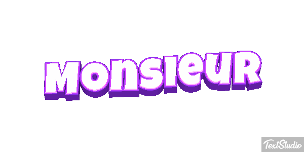 Monsieur Effet de texte