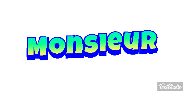Monsieur Effet de texte