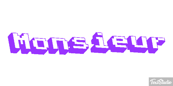 Monsieur Effet de texte