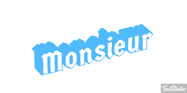 Monsieur Effet de texte