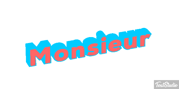 Monsieur Effet de texte