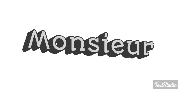 Monsieur Effet de texte