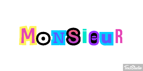 Monsieur Effet de texte