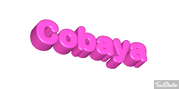 Cobaya Tekst effect