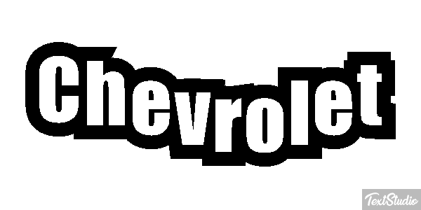Chevrolet Efecto de texto