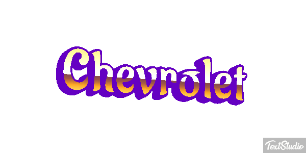 Chevrolet Efecto de texto