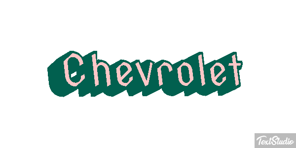 Chevrolet Efecto de texto