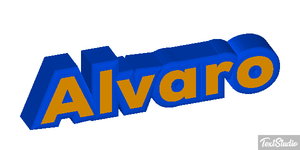 Alvaro Text effect