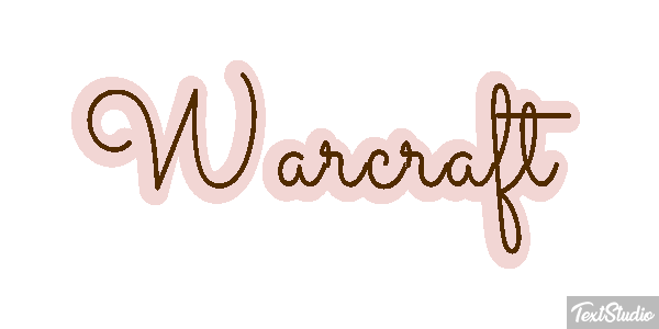 Warcraft Efeito do texto