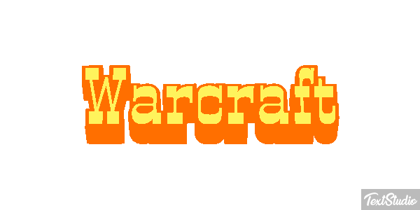 Warcraft Efeito do texto