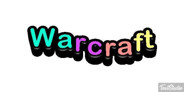 Warcraft Efeito do texto