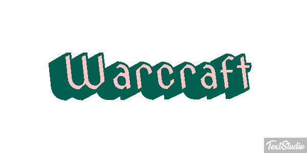 Warcraft Efeito do texto
