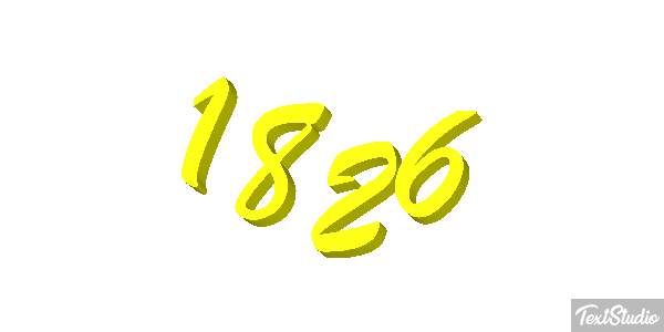 1826 Text effect
