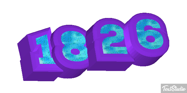 1826 Text effect