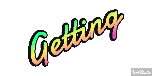 Getting Текстовый эффект