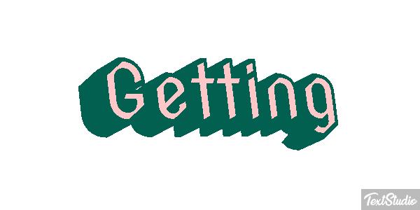 Getting Текстовый эффект
