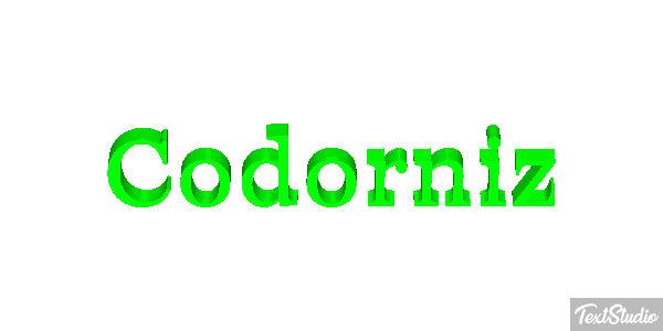 Codorniz Efecto de texto