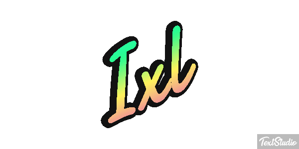Ixl Text effect