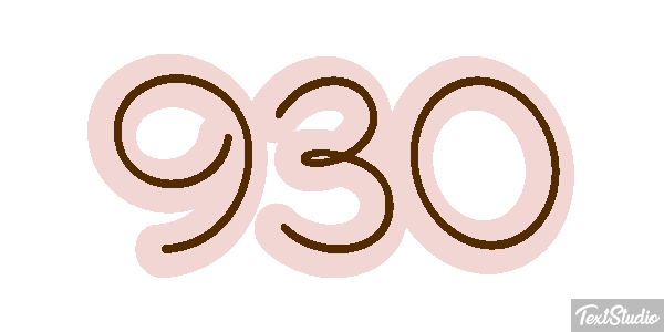 930 Efekt tekstowy