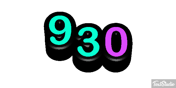 930 Efekt tekstowy