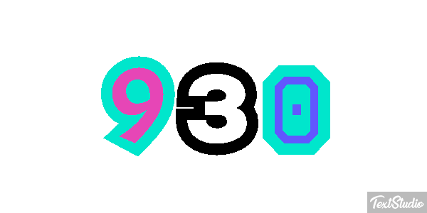 930 Efekt tekstowy