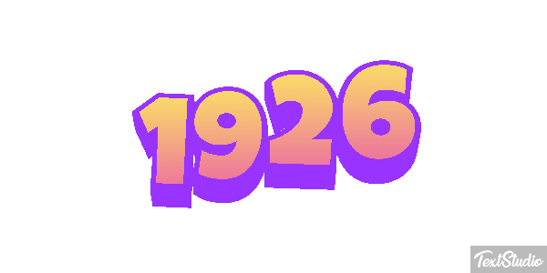 1926 Effet de texte
