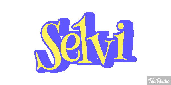 Selvi Tekst effect