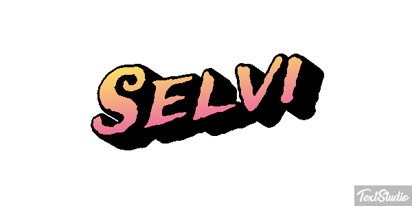 Selvi Tekst effect