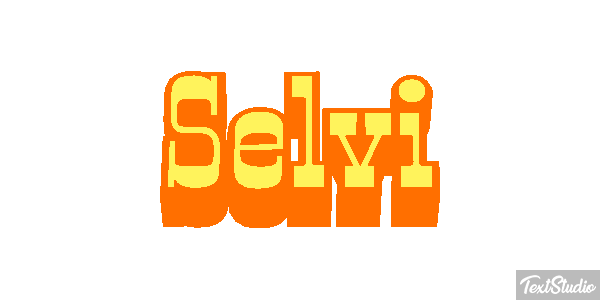 Selvi Tekst effect