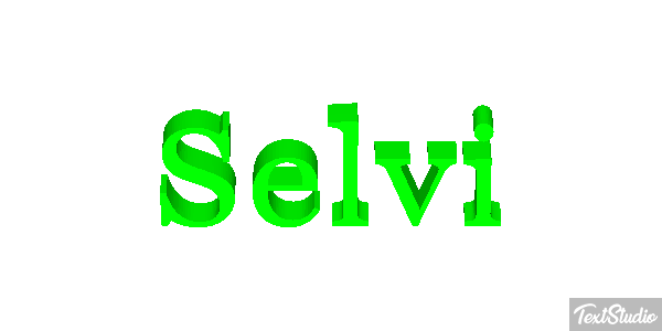 Selvi Tekst effect