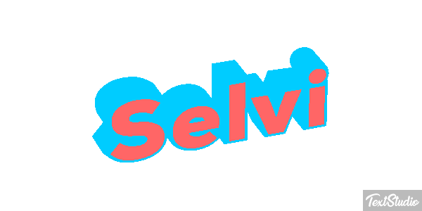 Selvi Tekst effect