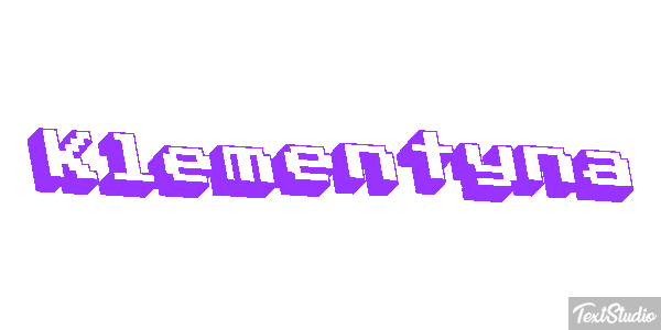 Klementyna Efekt tekstowy